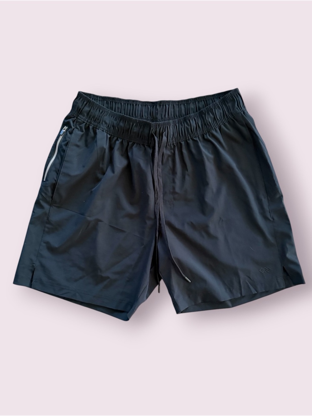 Leg3nd Stretch-Woven Reflective  Shorts in Black